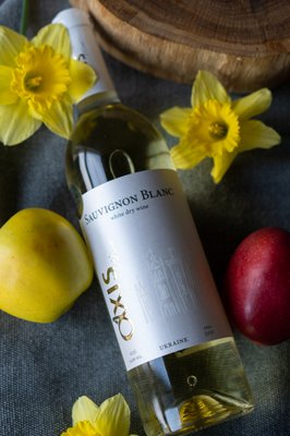 Вино Axis Sauvignon Blanc, біле сухе  4820268750174 фото