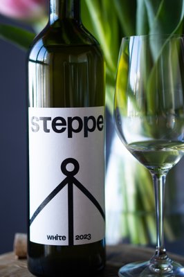Вино Steppe Wines Рислінг, сухе біле 1083 фото